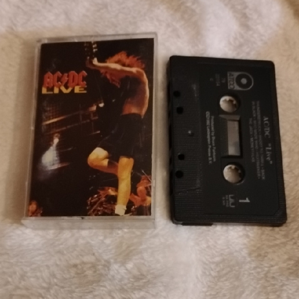 AC/DC Live Cassette Tape